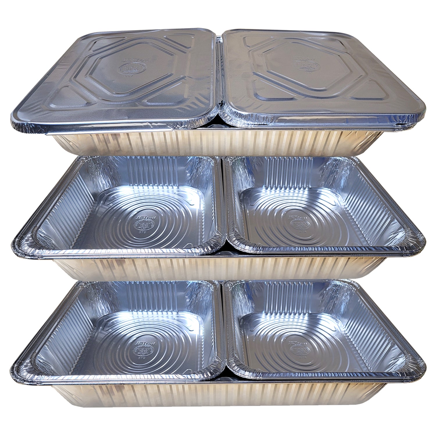 33PC Buffet Serving Kit Disposable Aluminum Refill Chafing Dish Buffet Serving kit (RACKS NOT INCLUDED)