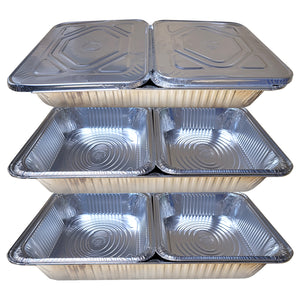 36PC Buffet Serving Kit Disposable Aluminum Refill Chafing Dish Buffet Serving kit (RACKS NOT INCLUDED) Disposable Nicole Fantini Collection   