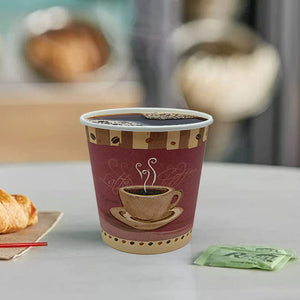 Case of Poly-Paper - 8 oz. - Disposable - Heaven - Hot/Cold Cups| 1000 ct. Paper Cups Nicole Collection   