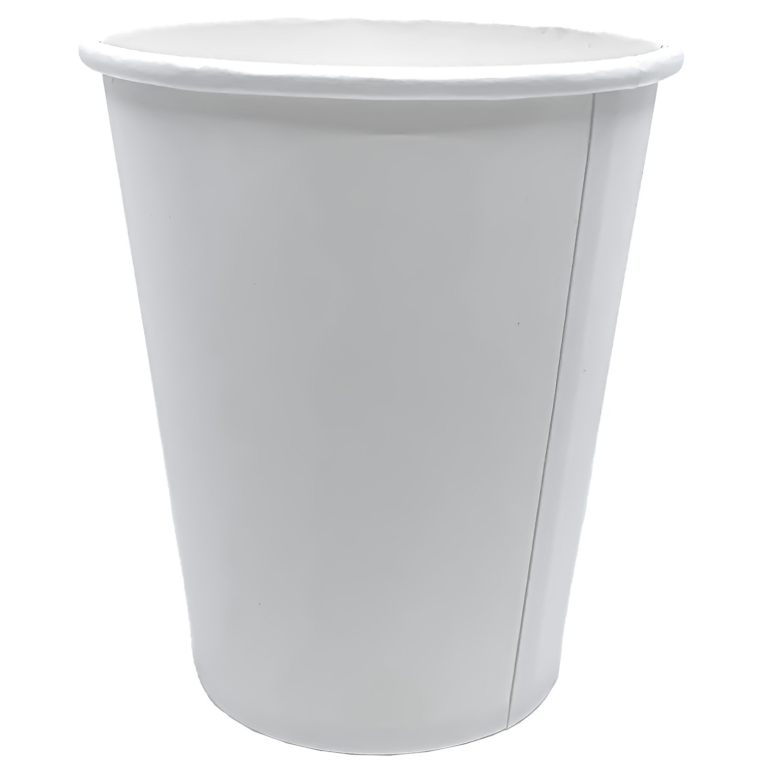 "BULK" White Poly-Paper 8 oz. Hot/Cold Cups Paper Cups Nicole Collection   