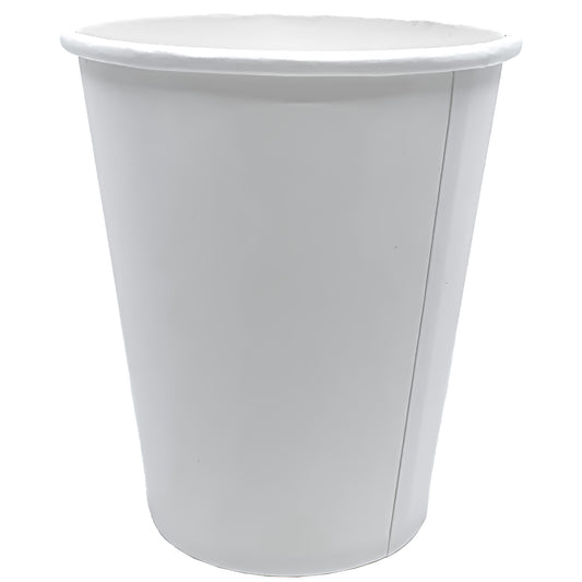 White Poly-Paper 8 oz. Hot/Cold Cups Paper Cups Nicole Collection   