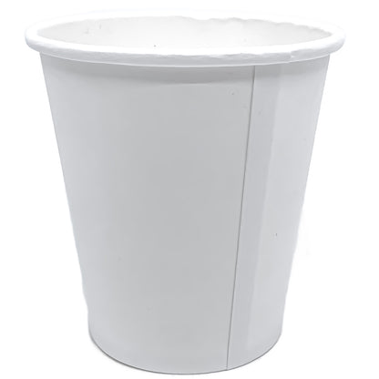 "BULK" White Poly-Paper 10 oz. Hot/Cold Cups Paper Cups Nicole Collection   