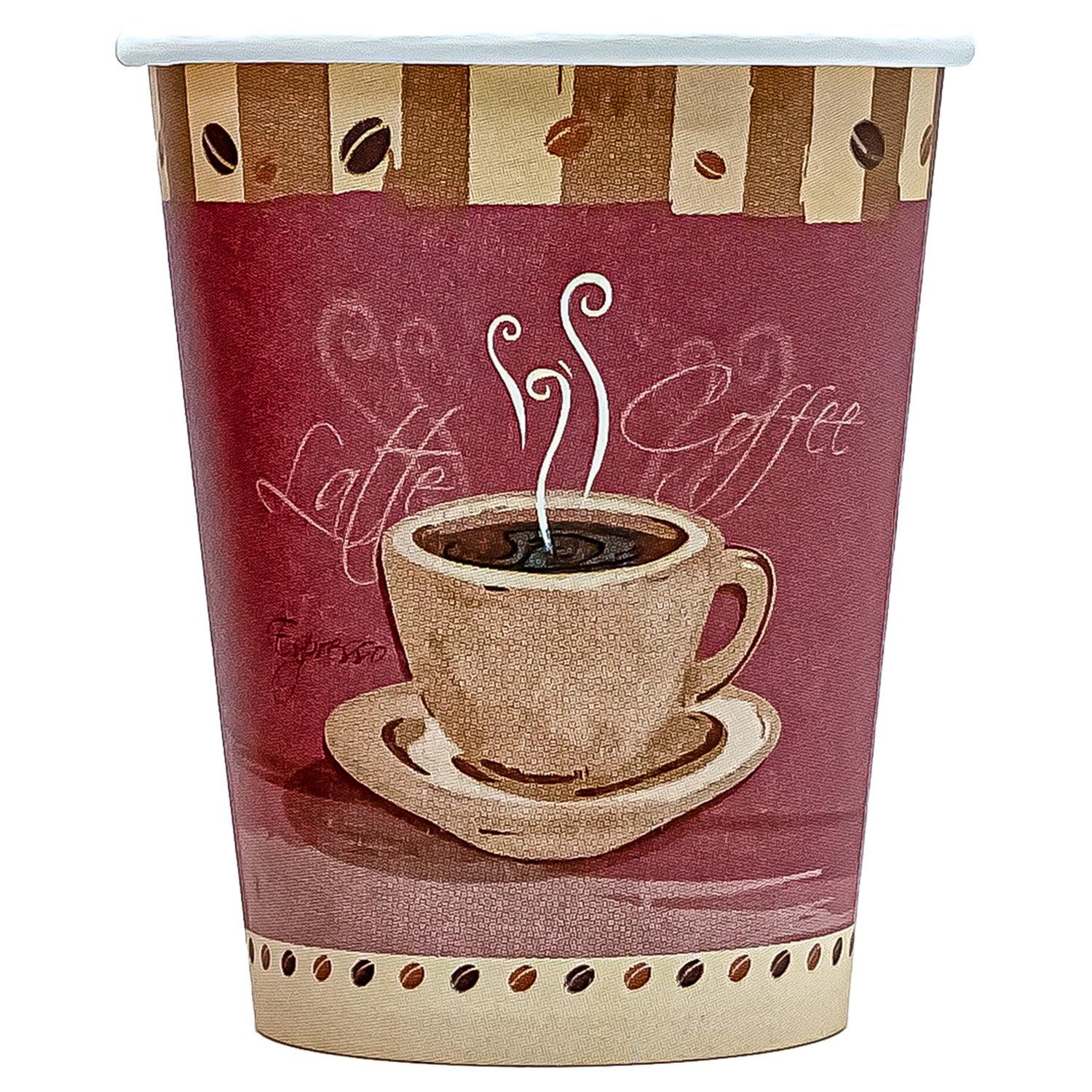 "BULK" Heaven Poly-Paper 8 oz. Hot/Cold Cups Paper Cups Nicole Collection   