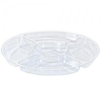 Premium 5-compartment takeaway tray Injection Disposable Plastic