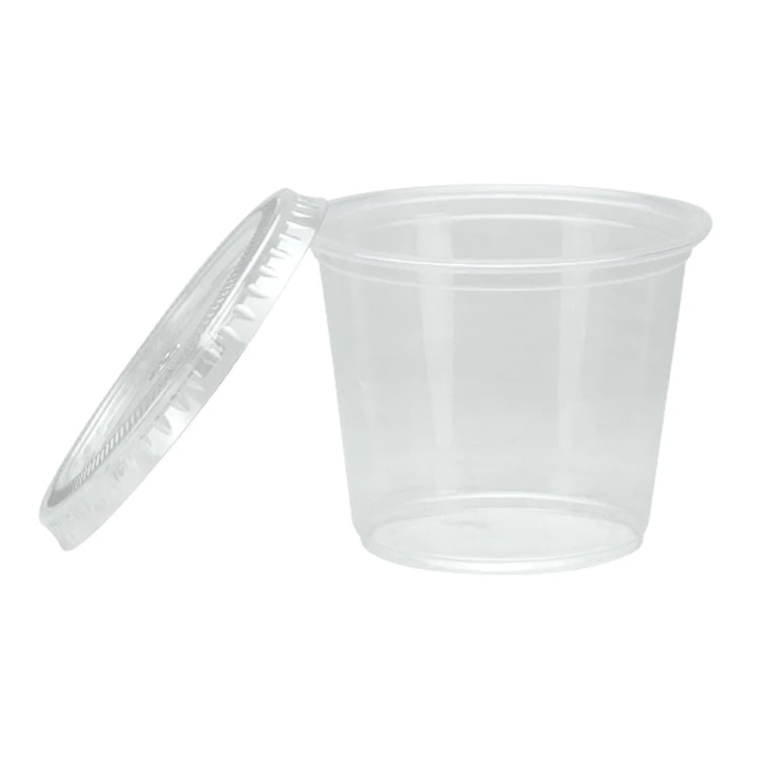Nicole Home Collection Portion Cups with Lids Clear 4 oz Food Storage & Serving Nicole Collection   