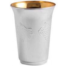 Silver Collection wine Kiddush Cup/Kiddish cup Superior Heavy Weight 5.5 oz Cups Blue Sky   