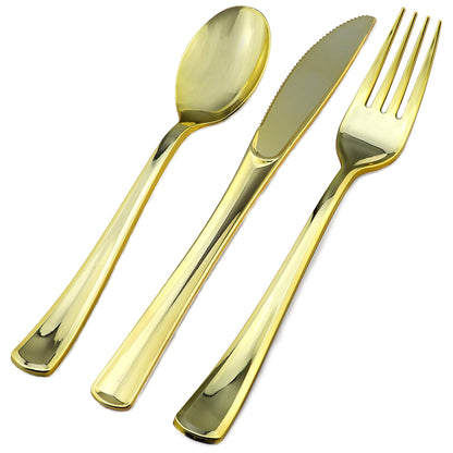 Gold Stroke White Dinner Plates Tableware Package Plates Decorline   