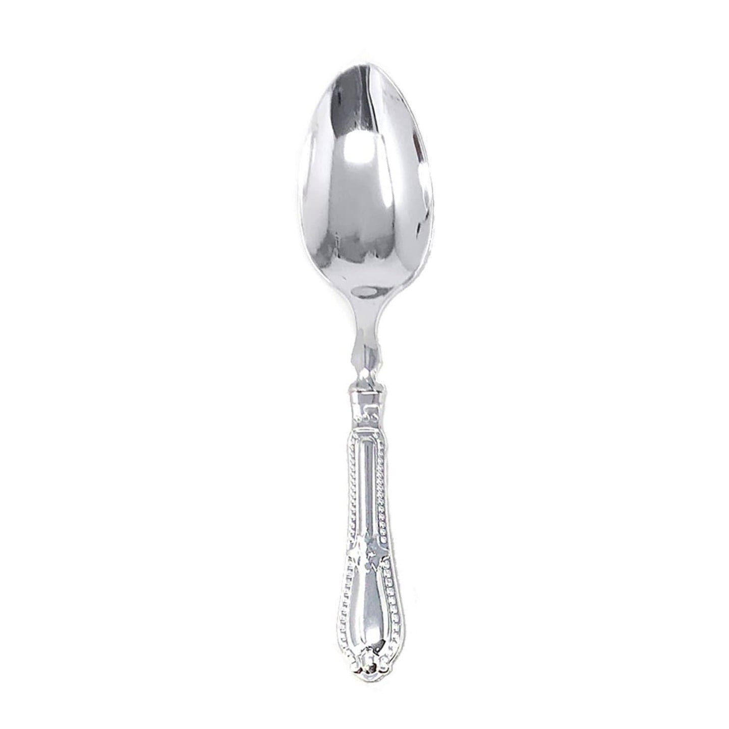 SALE Luxury Baroque Collection Silver Tee Spoons 10 count Tablesettings Decorline   