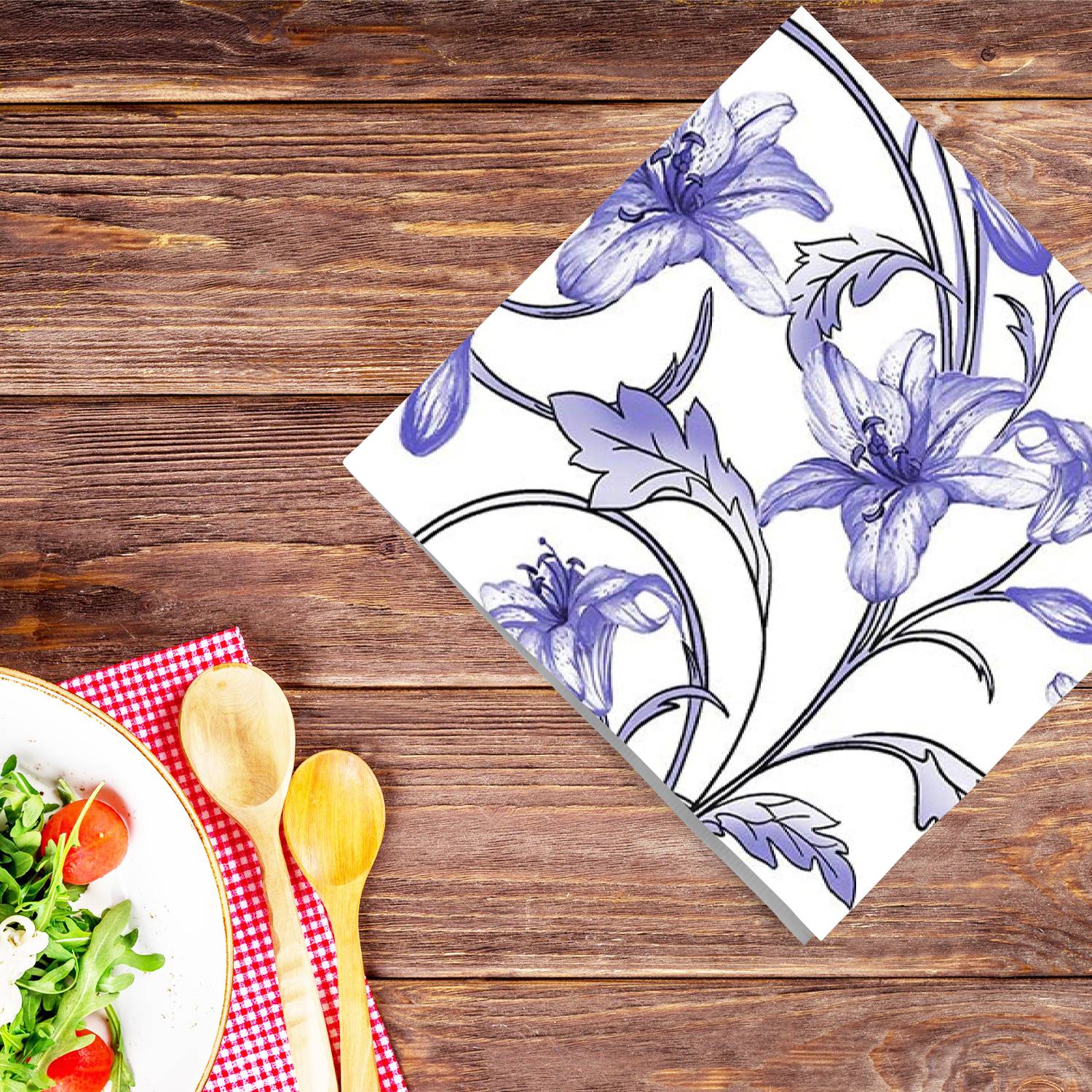 Flowers #35 Disposable Lunch Paper Napkins 20 Ct Tablesettings Nicole Fantini Collection   