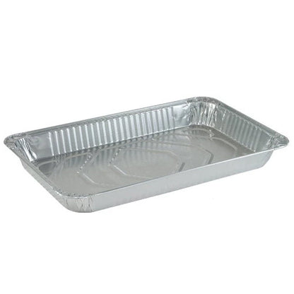 Disposable Aluminum Full Size Medium /Shallow Baking Pan 20.75 X 12.75 X 2.2 Food Storage & Serving Nicole Collection   