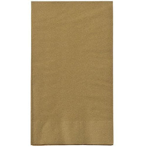 Gold Guest Towels Napkins Party Dimensions   