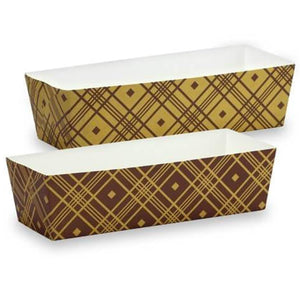 Premium Quality Paper Brown Tan Baking Pan 7"x2.5"x2" 6CT Disposable Hanna K   