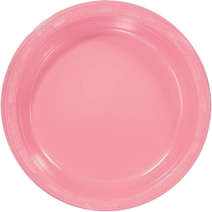 Hanna K. Signature Plastic Plates Pink 10" Plastic Plates Hanna K 50 Pieces  