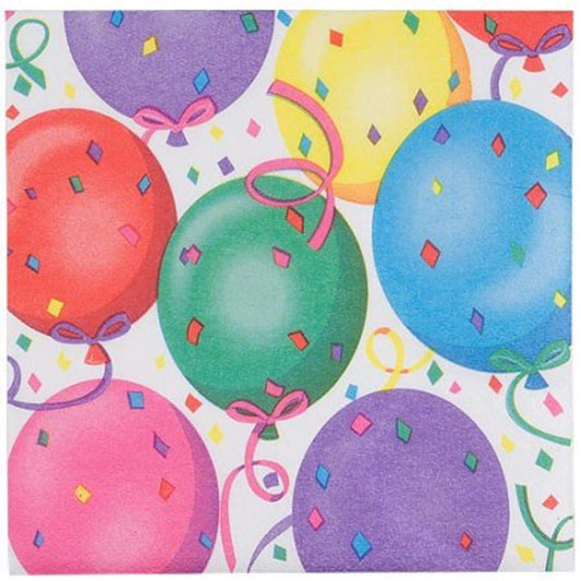 SALE Hanna K. Signature Special Birthday Healy's Balloons Beverage Napkin 36 count Disposable Hanna K Signature   