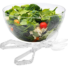 Pebbled Plastic Bowl Clear 140oz Tablesettings Lillian   