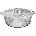 Jet Foil Disposable Aluminum Pot With Lid 14X4.50  8 QT (X-Large) Disposable Blue Sky   