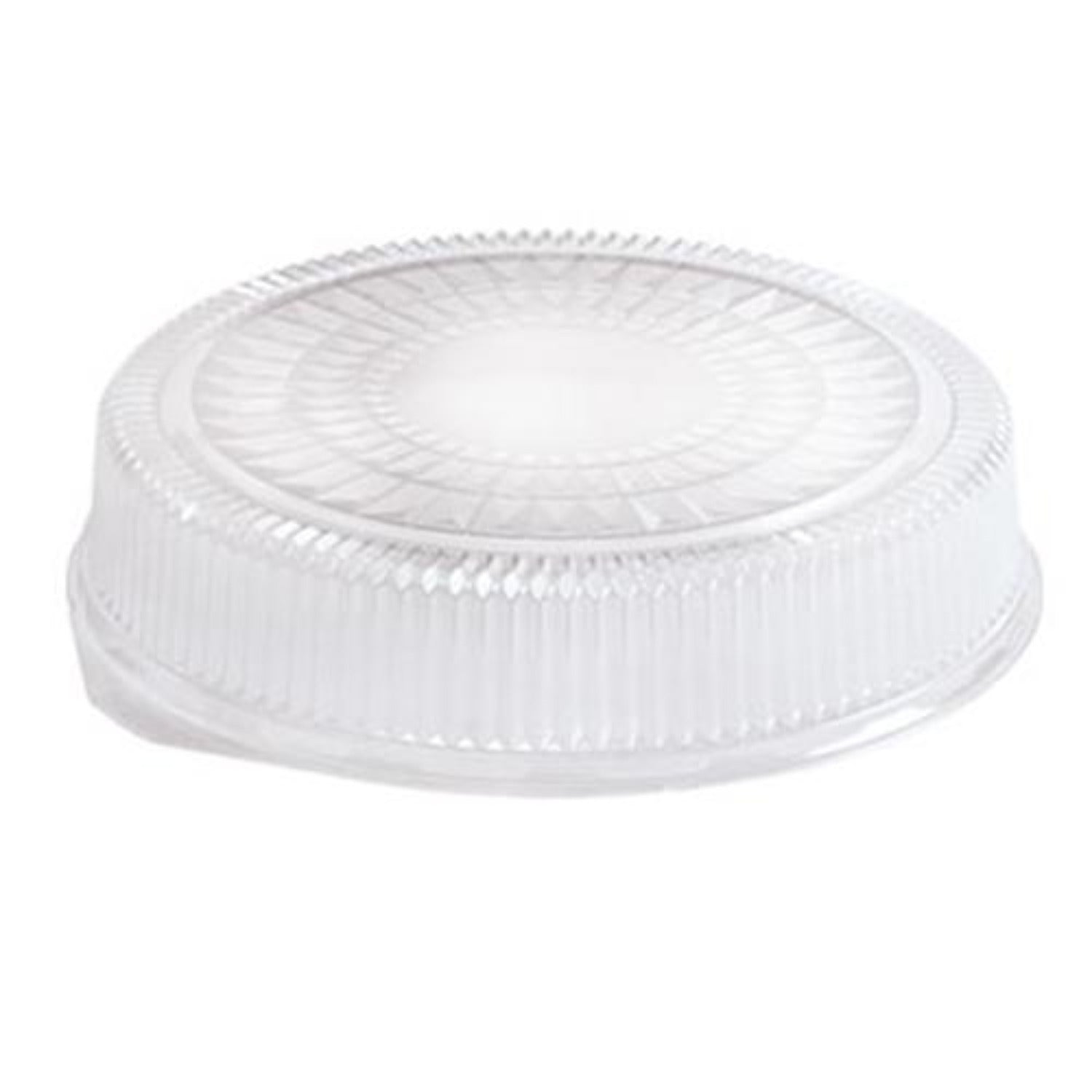 12" Clear Plastic Dome Lids Disposable Nicole Collection   