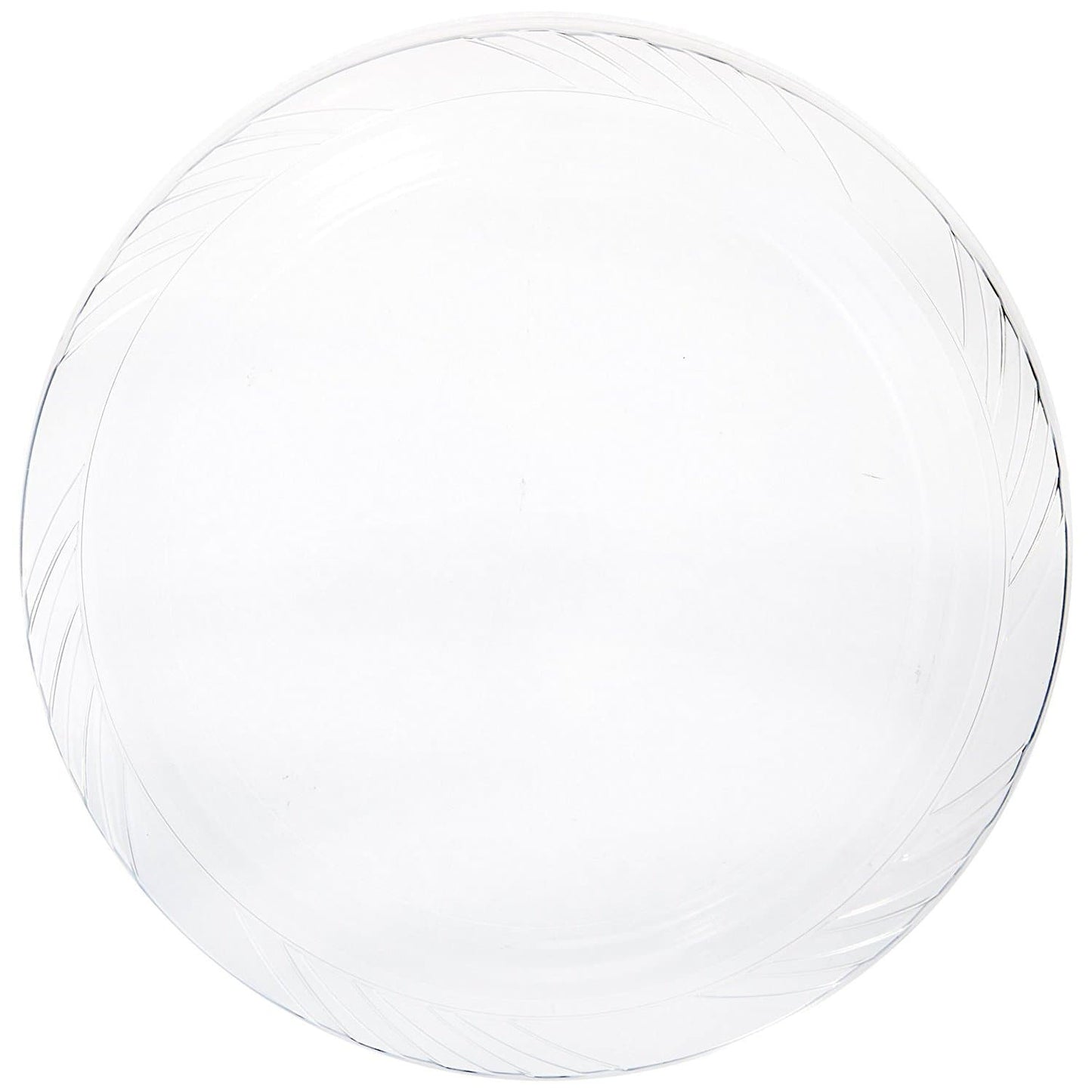 Lightweight Plastic Plates frosty Clear 10" Plastic Plates Blue Sky   