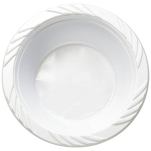 Case of Plastic - 18 oz. - Disposable - Lightweight - White - Extra Large Soup Bowls | 800 ct. Bowls Blue Sky   