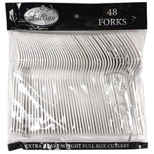 Lillian Tablesettings Extra Strong Quality Pearl Premium Plastic Forks Cutlery Lillian   
