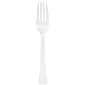 Lillian Tablesettings Extra Strong Quality Pearl Premium Plastic Forks Cutlery Lillian   