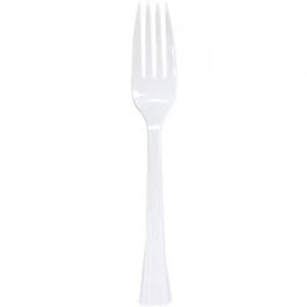 Lillian Tablesettings Extra Strong Quality Pearl Premium Plastic Forks Cutlery Lillian   