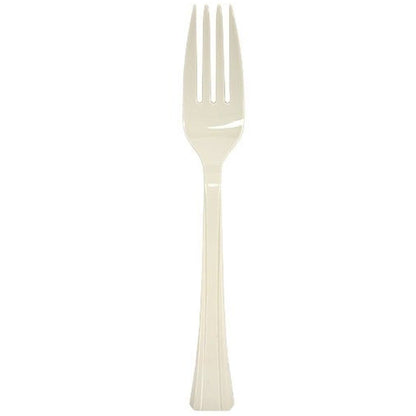 Lillian Tablesettings Extra Strong Quality Premium Plastic Fork Sahara Cutlery Lillian   