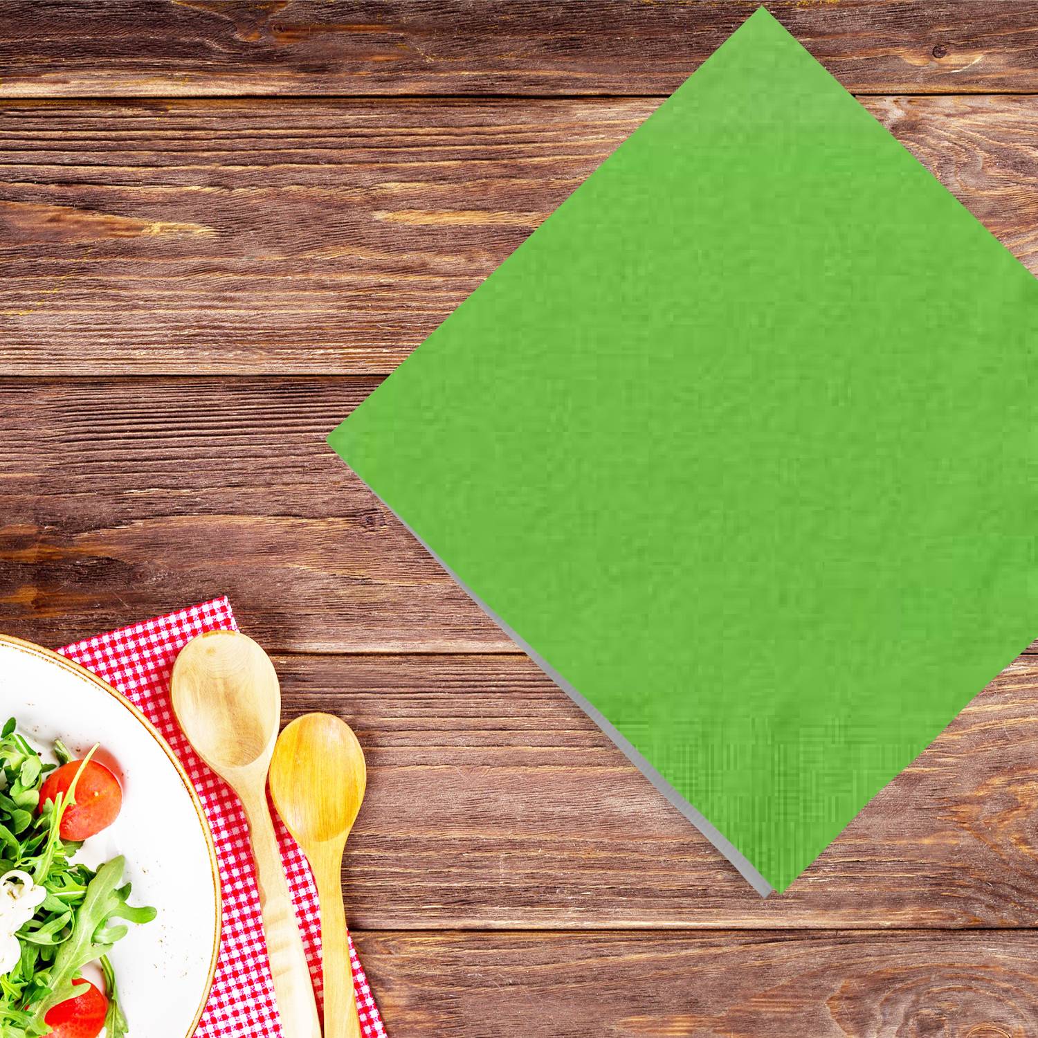 SALE Lime Green Lunch Napkins 20 count  Party Dimensions   