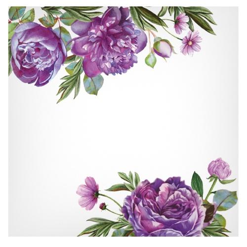 Peony Lunch Napkins 40 Count Tablesettings Nicole Collection   