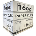 Case of Paper - 16 oz. - Disposable - Coffee Bean Pattern - Hot/Cold Cups | 960 ct. Paper Cups Nicole Home   