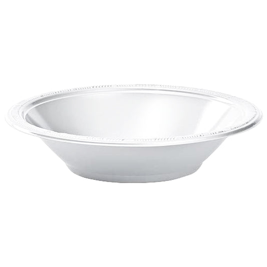 Hanna K. Signature Collection Plastic Bowl White 15 oz Bowls Party Dimensions   
