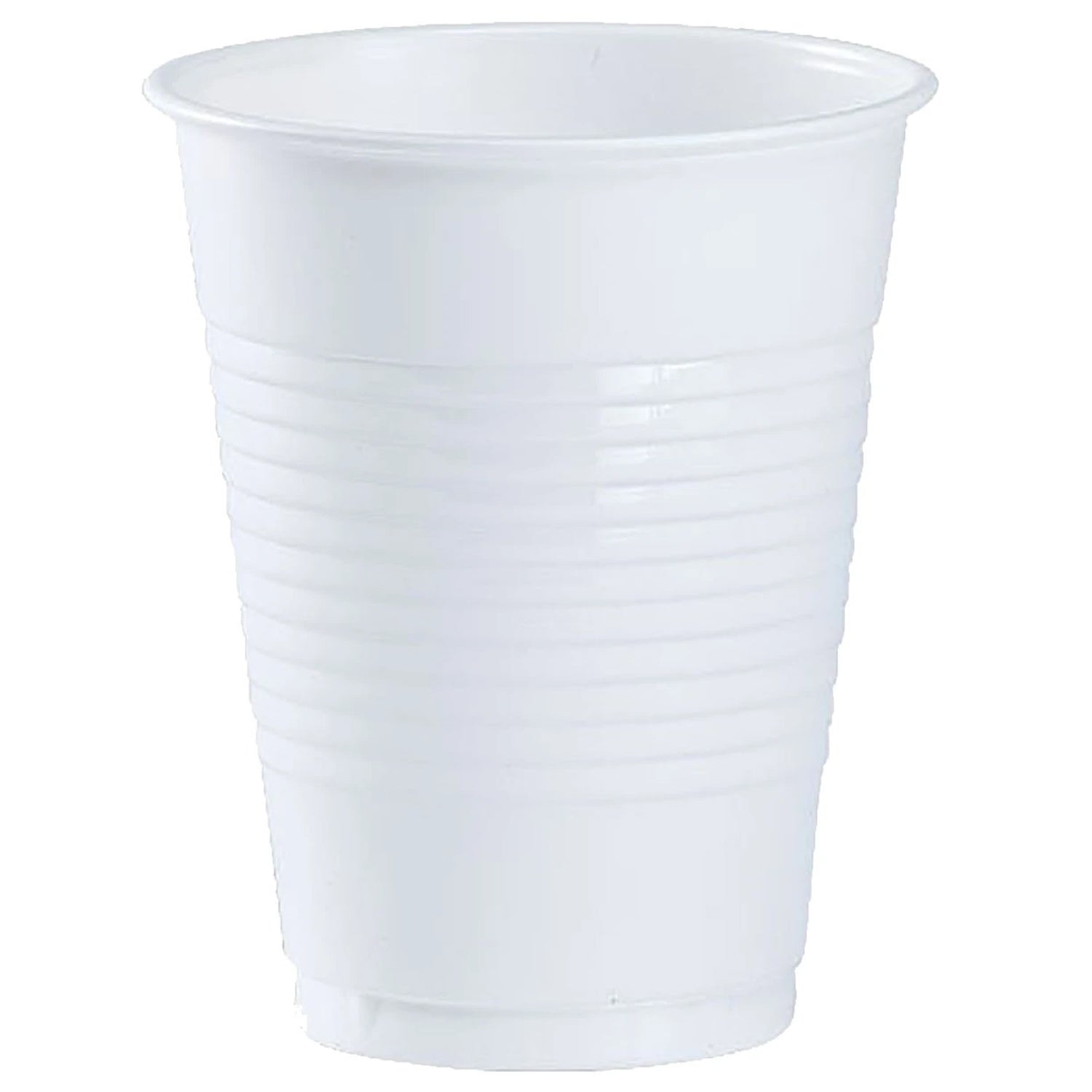 White Co-Ex Plastic Cup 18 oz Cups Party Dimensions   