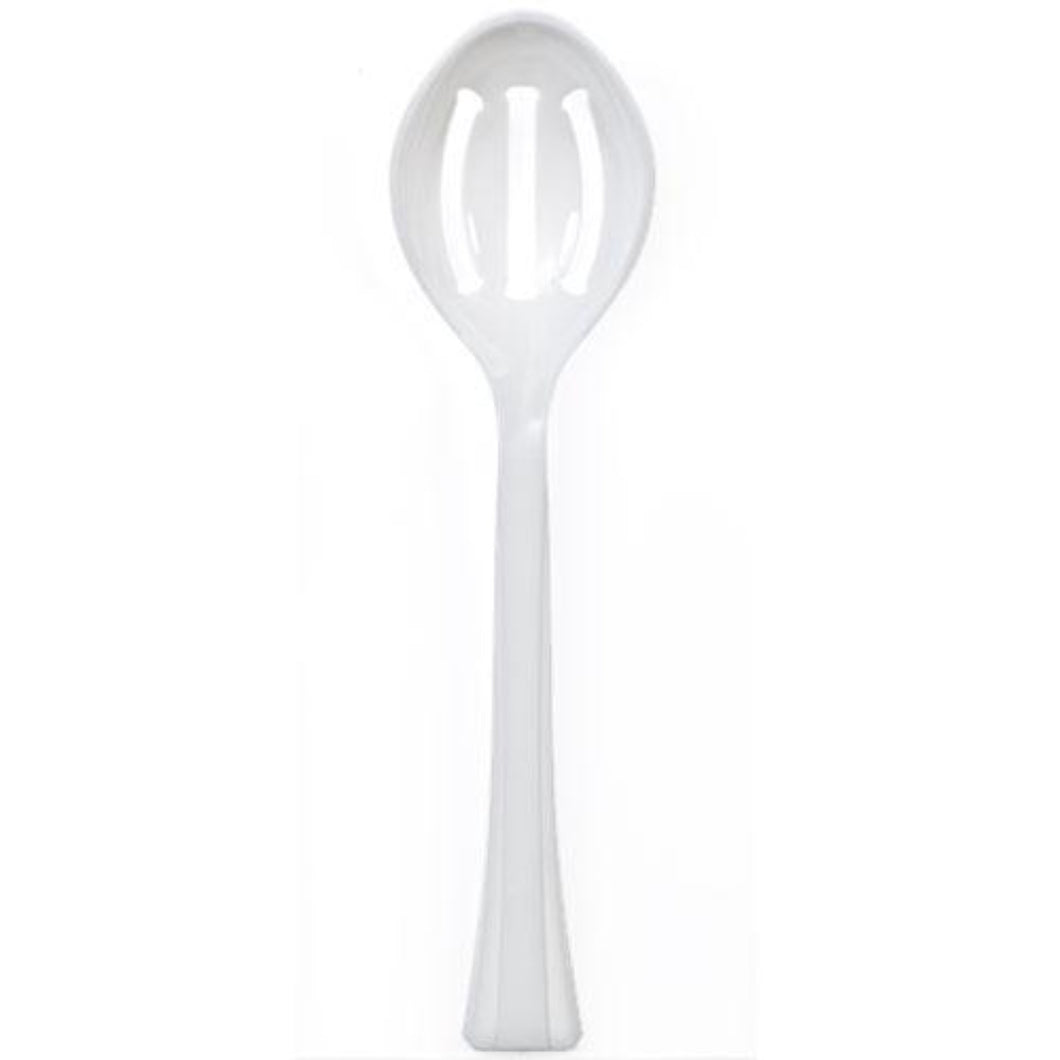 Pearl Plastic Slotted Salad Heavy Weight Serving Spoon 12