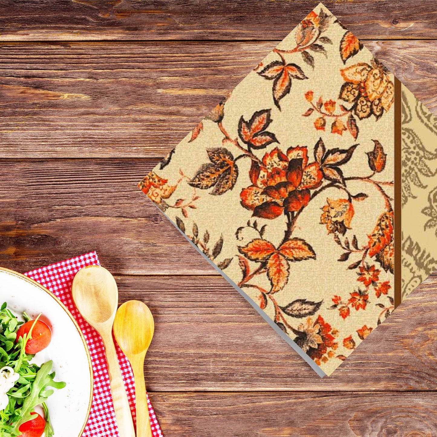 Perfectly Peach Disposable Lunch Paper Napkins 20 Ct Tablesettings Nicole Fantini Collection   