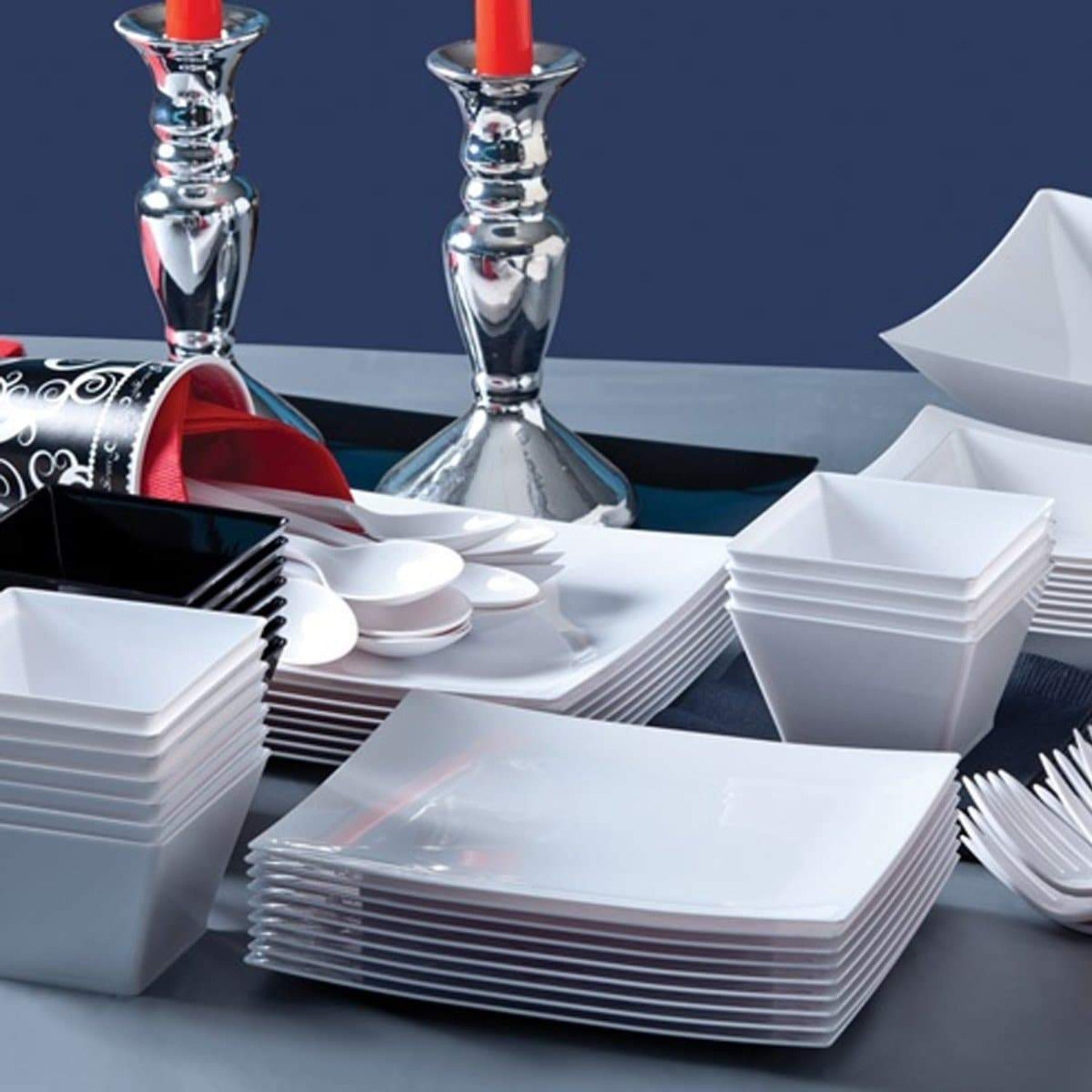 Rectangular Plastic Appetizer Plates Clear – OnlyOneStopShop