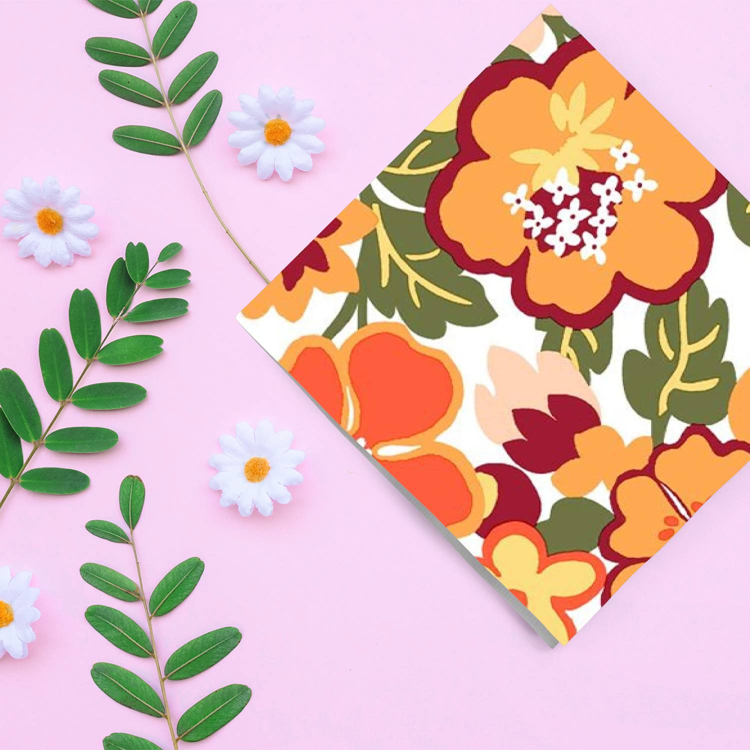 Scattered Blossoms Disposable Lunch Paper Napkins 20 Ct Tablesettings Nicole Fantini Collection   
