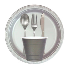 Hanna K. Signature Plastic Plates Silver 7" Plastic Plates Hanna K   
