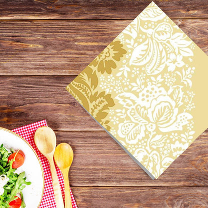 Simply Elegance Disposable Lunch Paper Napkins 20 Ct Tablesettings Nicole Fantini Collection   