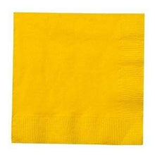SALE Sunshine Yellow Beverage Napkins 24 count  Party Dimensions   