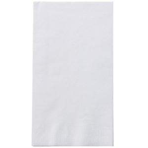 White Guest Towels Napkins Party Dimensions   