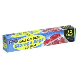Zip Seal Storage Gallon Size Bags Food Storage & Serving Nicole Collection   