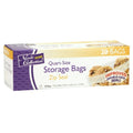 Zip Seal Storage Quart Size Bags Food Storage & Serving Nicole Collection   