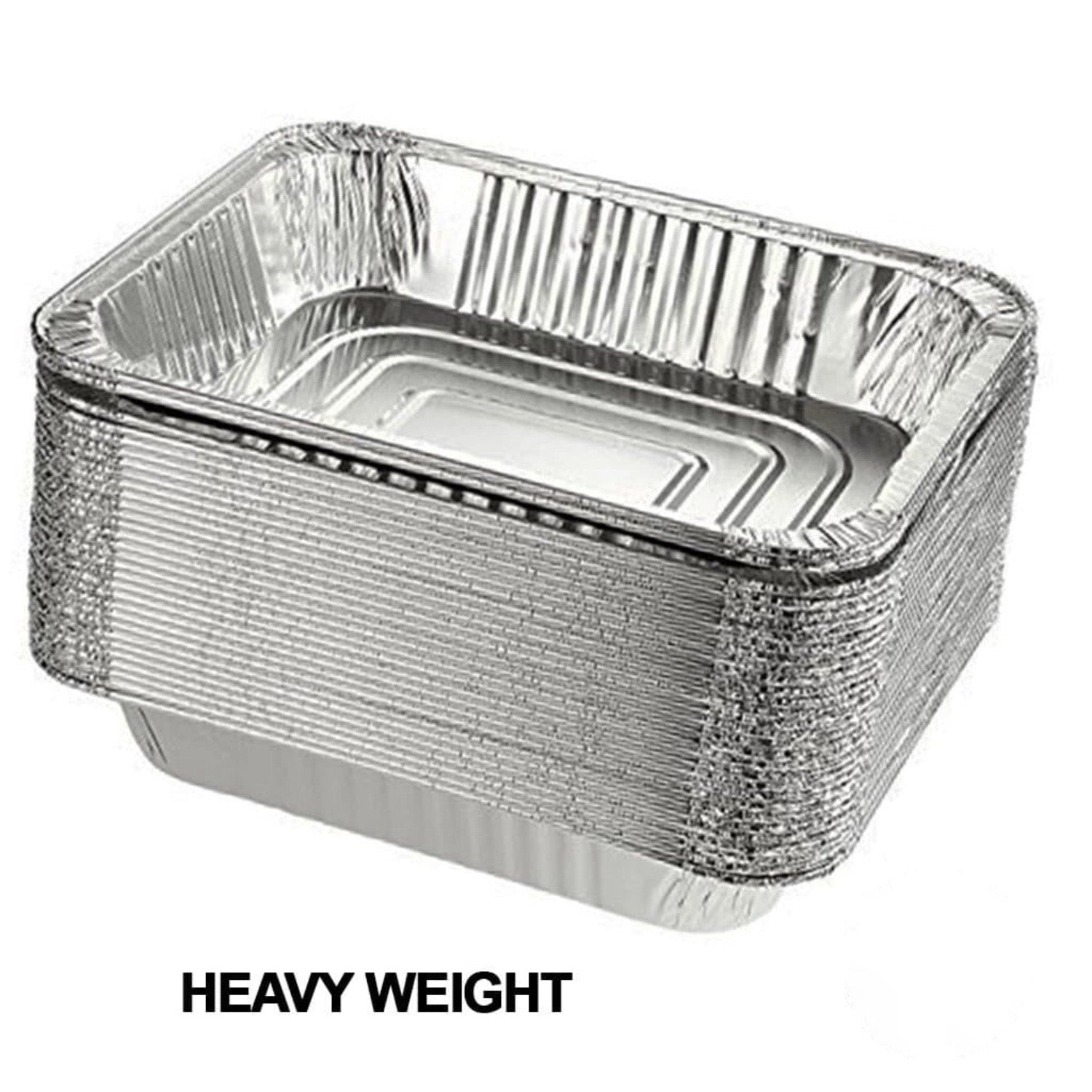 Case of Aluminum - 9 x 13 - Disposable - 1/2 Size - Deep - Heavy Dut –  OnlyOneStopShop