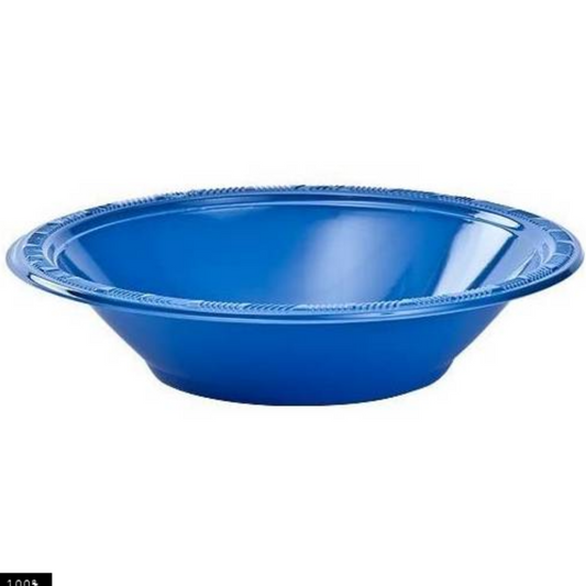 Hanna K. Signature Collection Plastic Bowl Blue 15 oz Bowls Hanna K   