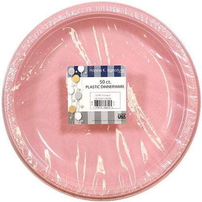 Hanna K. Signature Plastic Plates Pink 7" Plastic Plates Hanna K   