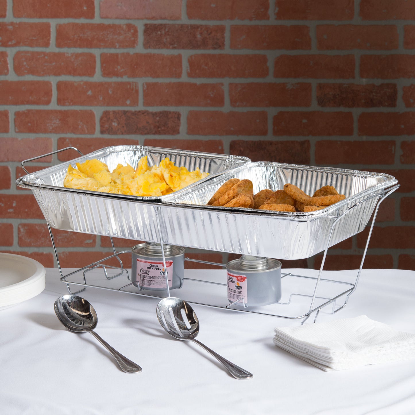 33PC Buffet Serving Kit Disposable Aluminum Refill Chafing Dish Buffet Serving kit (RACKS NOT INCLUDED)