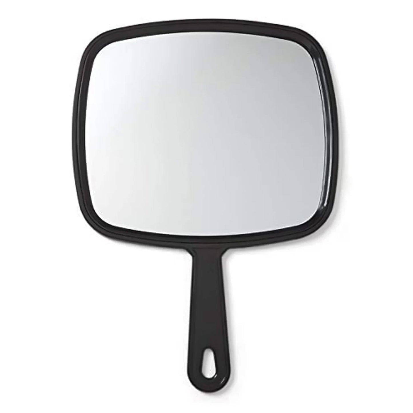 Hand Mirror, Black Handheld Mirror with Handle, 6.3" W x 9.6" L  OnlyOneStopShop Default Title  