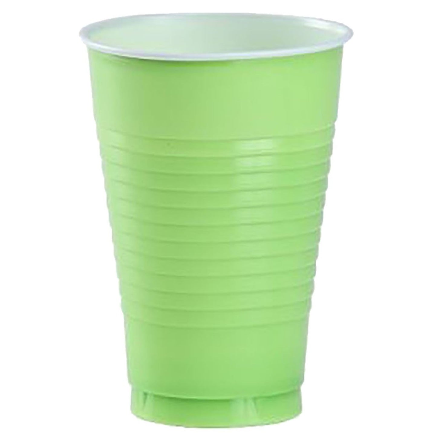 16 Ounce Lime Green Plastic Cups from Beads by the Dozen, New Orleans