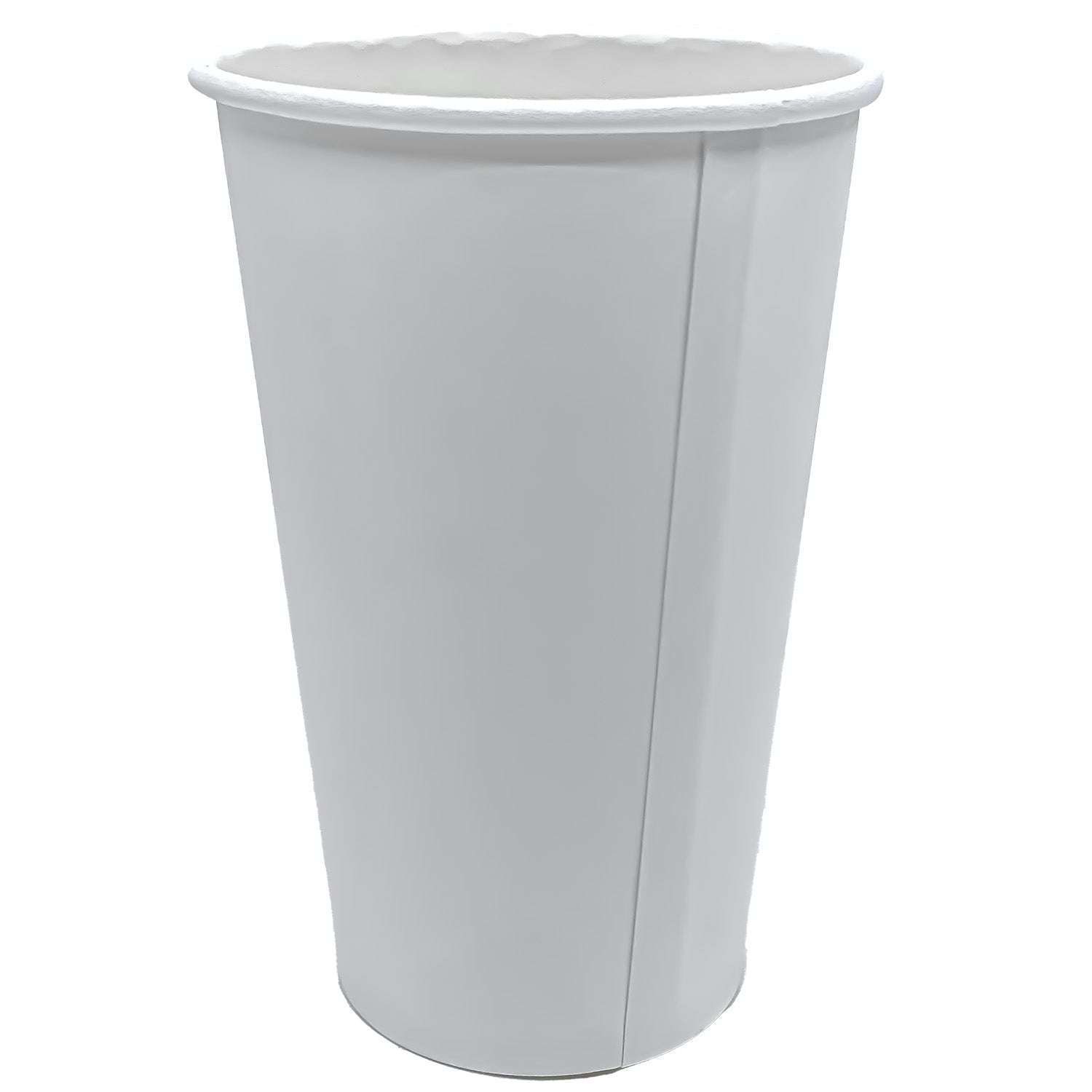 "BULK" White Poly-Paper 16 oz. Hot/Cold Cups Paper Cups Nicole Collection   
