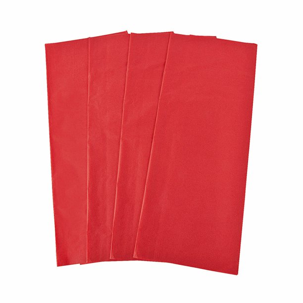 Red Premium Quality Tissue Gift Wrapping Paper 20" x 20" | 15 Sheets  OnlyOneStopShop   